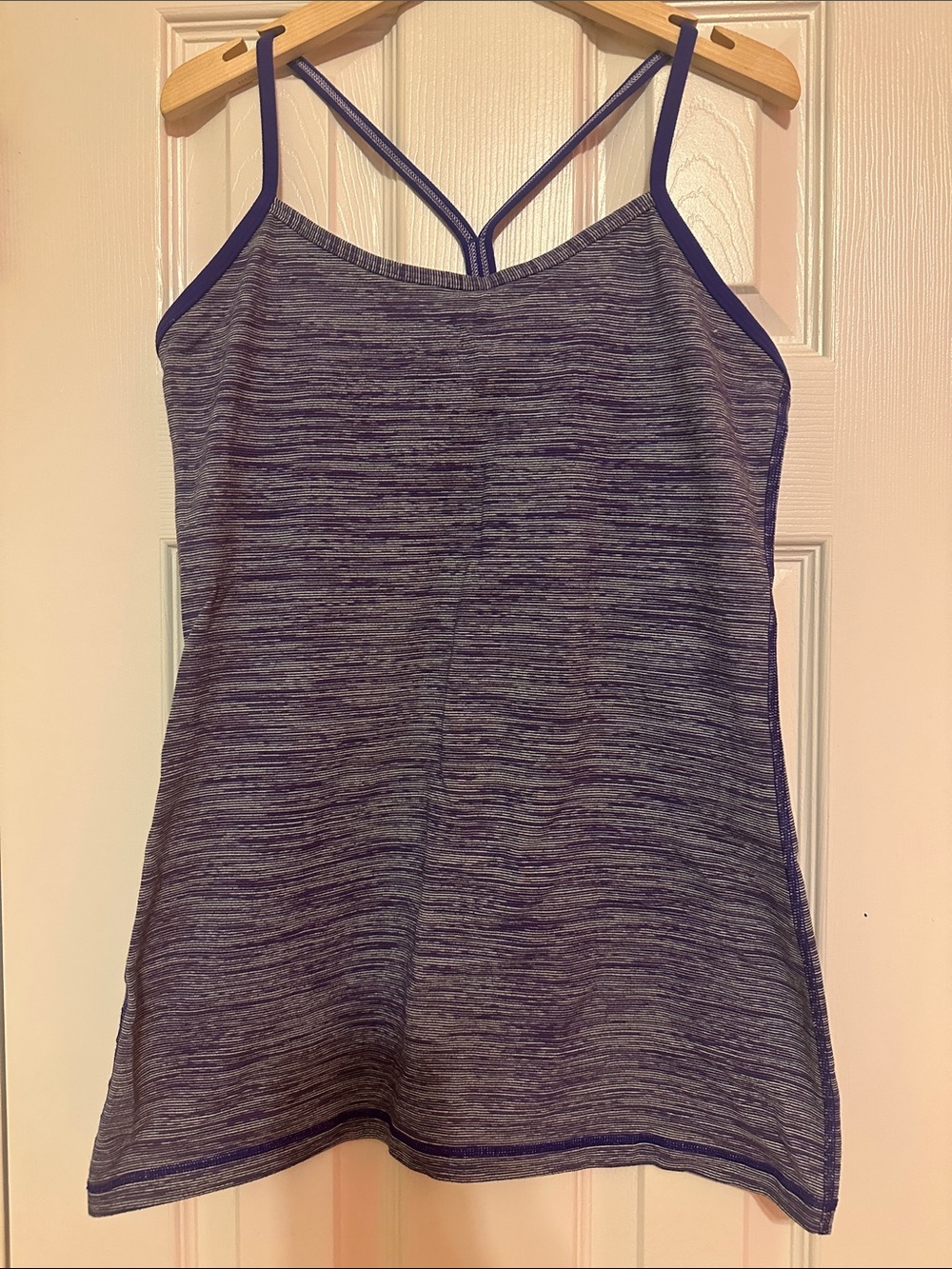 lululemon athletica Heathered Purple Strappy Camisole